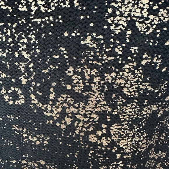 Sparkle & Fade Black Sweater with Gold Fleck M - Picture 9 of 9